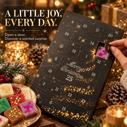 ⏰Only 50 Left!!!🚨—Available While Supplies Last.🎄 25-Day Luxury Wax Melt Advent Calendar – Scented Soy Wax Surprises for Cozy Christmas Moments 🎁