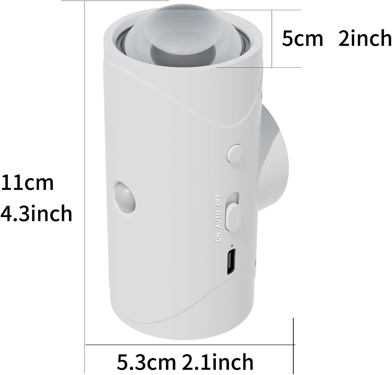 7-Color Rechargeable Wireless Motion Sensor Wall Sconce