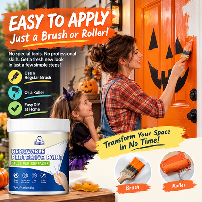 🎨 Peel & Reveal Removable Wall Paint – Change Your Color, Not Your Commitment