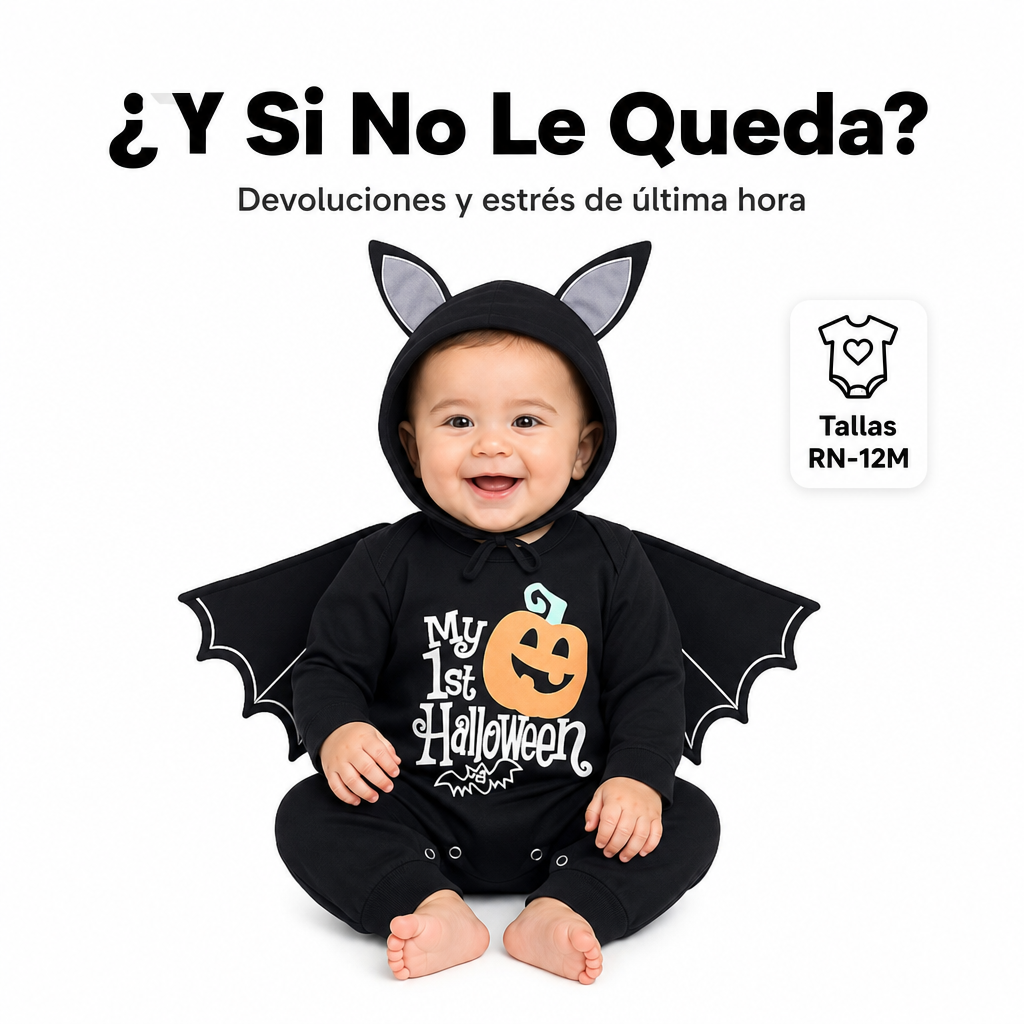 🦇 Baby Bat Costume – Make Their First Halloween Unforgettable