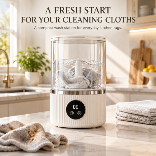 🧺✨ LuneaClean Mini Express Washer – Compact Washing Machine for Cleaning Cloths & Small Delicates