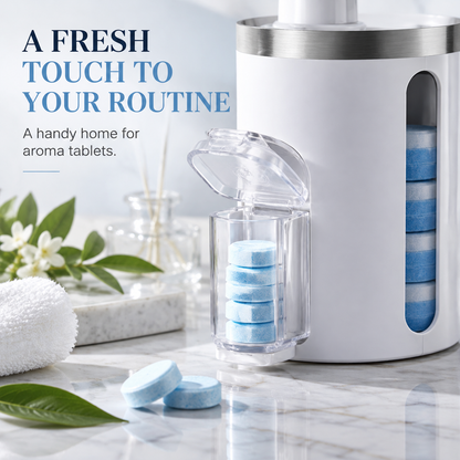 🧼 Disposable Toilet Brush Cleaning System with Replaceable Heads & Storage Holder