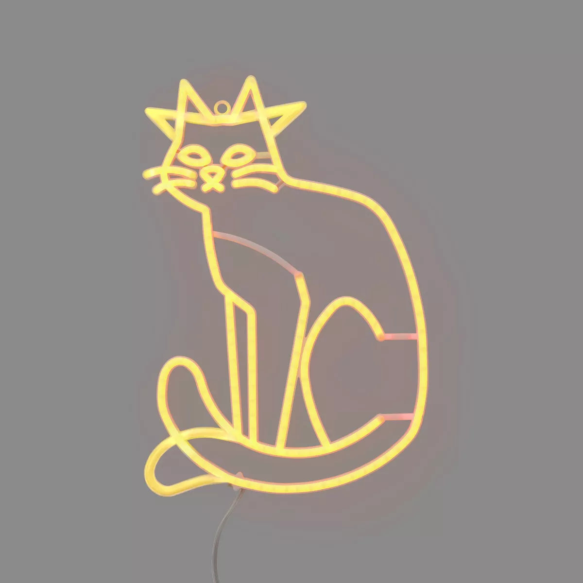 🐱✨Halloween LED Lit Faux Neon Animated Cat - Hyde and EEK!