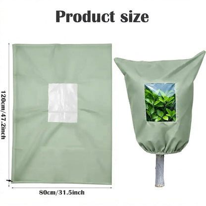Frost in the Forecast? ❄️ Reusable Plant Protection Cover with Clear Window