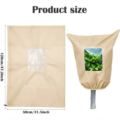 Frost in the Forecast? ❄️ Reusable Plant Protection Cover with Clear Window