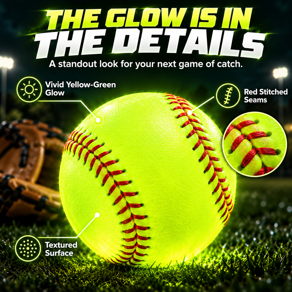⚾✨ 50% OFF — Glow Baseball for Brighter Game Nights