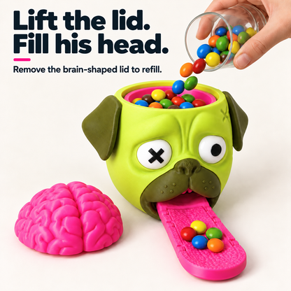 🔥LAST DAY 50% OFF - Zombie Pug Candy Dispenser