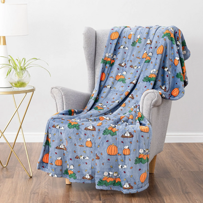 🍂Peanuts Harvest Plush Throw