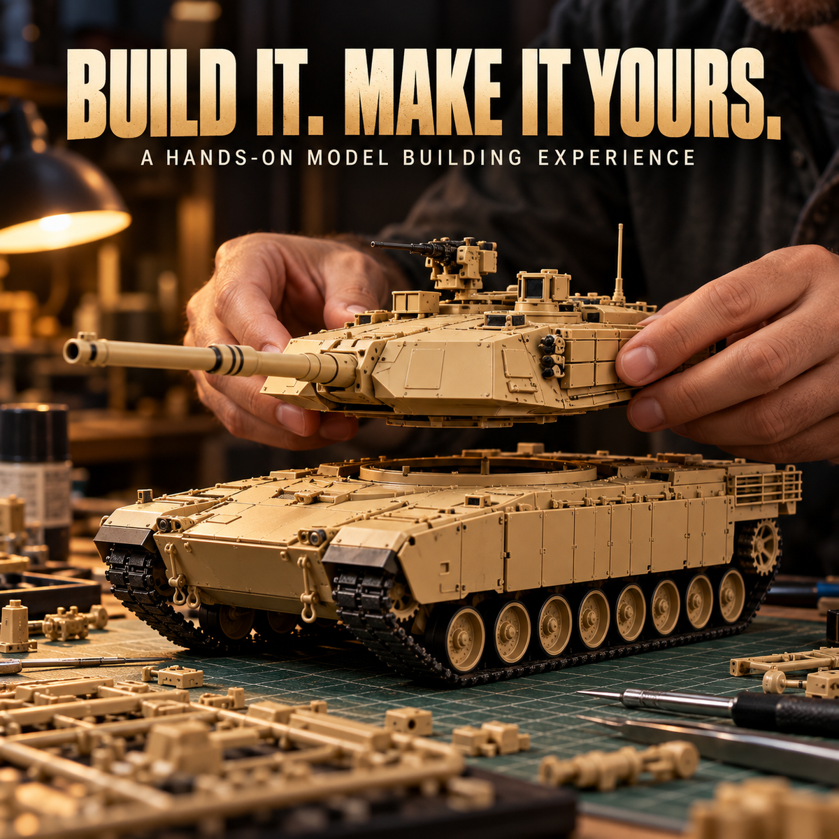 M1A1 Abrams Tank Model Kit – Build Your Own Military Legend