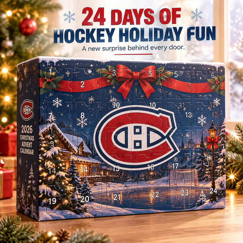 🏒 Montreal Canadiens 2026 Christmas Advent Calendar – Hockey Fan Holiday Countdown Gift 🎄🎁
