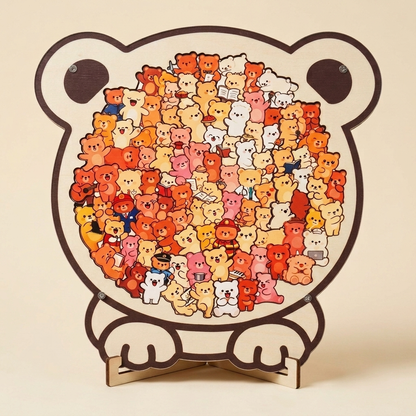 Wooden Puzzle for Cat Lovers