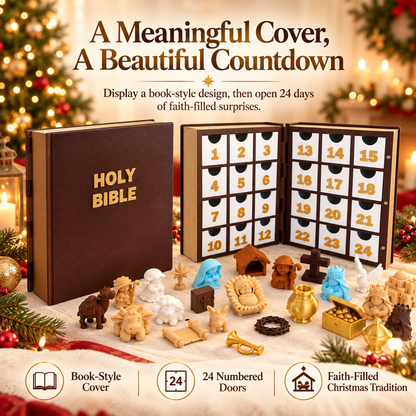 🎄📖 24-Day Bible Advent Calendar – 24 Miniatures, Scripture & Christmas Countdown ✨