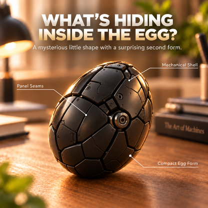 🥚🦖 Egg to Godzilla – 2-in-1 Transforming Mechanical Monster Figure