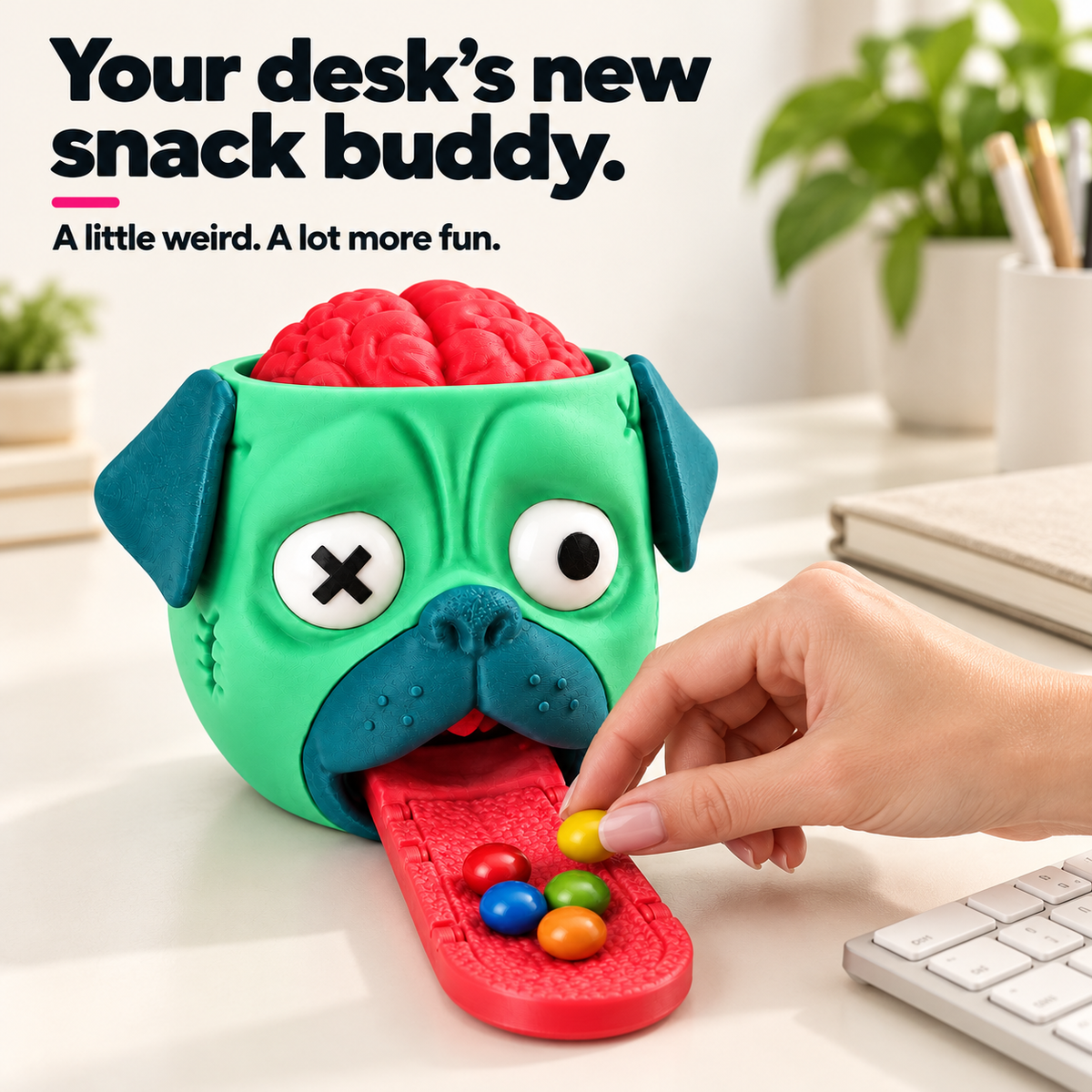 🔥LAST DAY 50% OFF - Zombie Pug Candy Dispenser