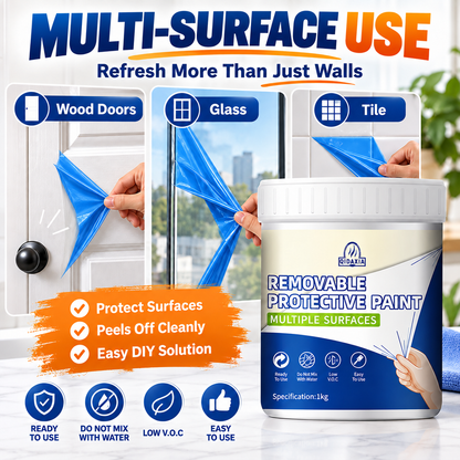 🎨 Peel & Reveal Removable Wall Paint – Change Your Color, Not Your Commitment