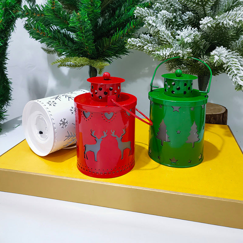🎄 Flameless Christmas Lantern – Cozy LED Glow, 3 Festive Styles