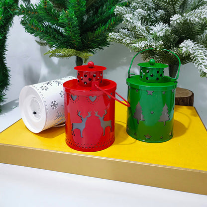 🎄 Flameless Christmas Lantern – Cozy LED Glow, 3 Festive Styles