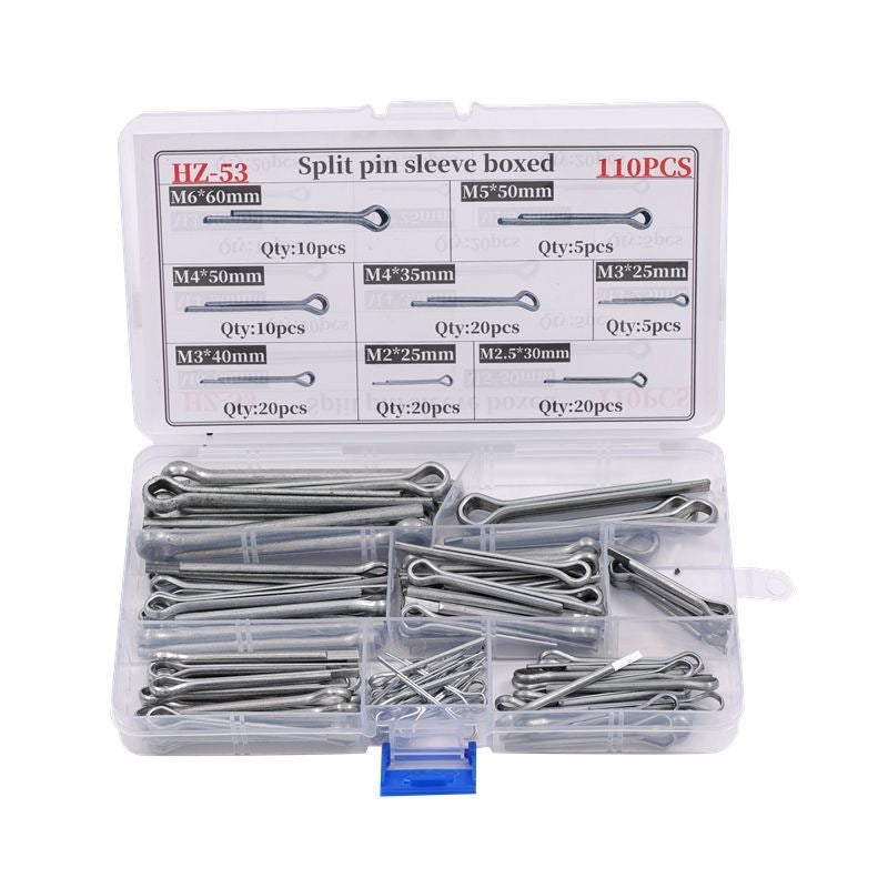 110/175/350PCS Cotter Pin Assortment Kit – Split Pins for Repairs