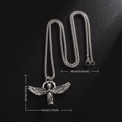 Guardian Angel Wings Necklace|Wear Your Faith. Carry Your Guardian Angel Every Day.