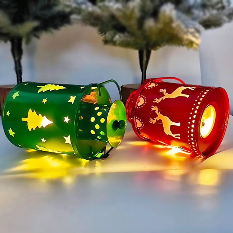 🎄 Flameless Christmas Lantern – Cozy LED Glow, 3 Festive Styles