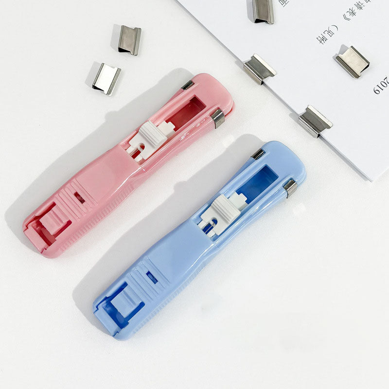 📎4-Pack Refillable Paper Clip Dispenser Set with 110 Assorted Clips