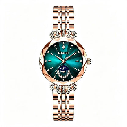 💎Diamond Star & Moon Watch – Elegant & Adjustable Design