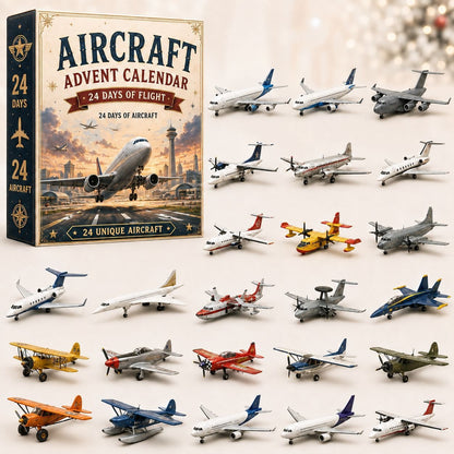 24-Day Aviation Advent Calendar – 24 Collectible Aircraft Surprises
