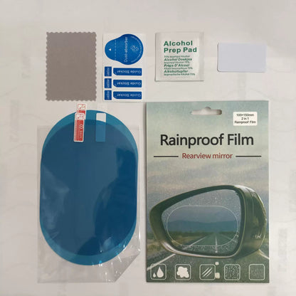 💧 Car Side Mirror Anti-Fog Film – Rain-View PET Sheets