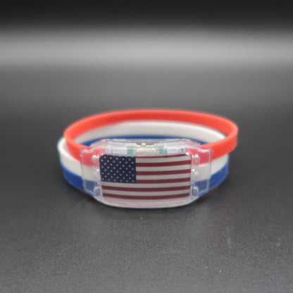 Vibrant LED wristband for cheering