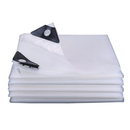 🌧️Heavy-Duty Clear Tarp – Outdoor Coverage Without Blocking the Light