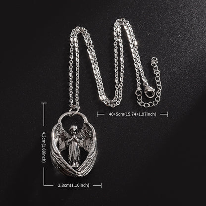 Guardian Angel Wings Necklace|Wear Your Faith. Carry Your Guardian Angel Every Day.