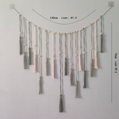 🌿Boho Macrame Leaf Wall Hanging – Bring Natural Warmth to Any Space