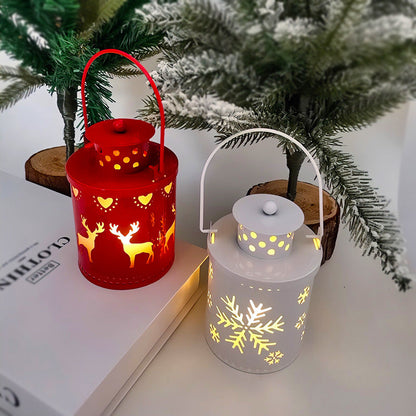 🎄 Flameless Christmas Lantern – Cozy LED Glow, 3 Festive Styles