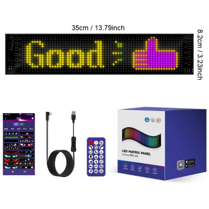 🚗 Smart LED Pixel Car Display – App-Controlled DIY Text & Animations