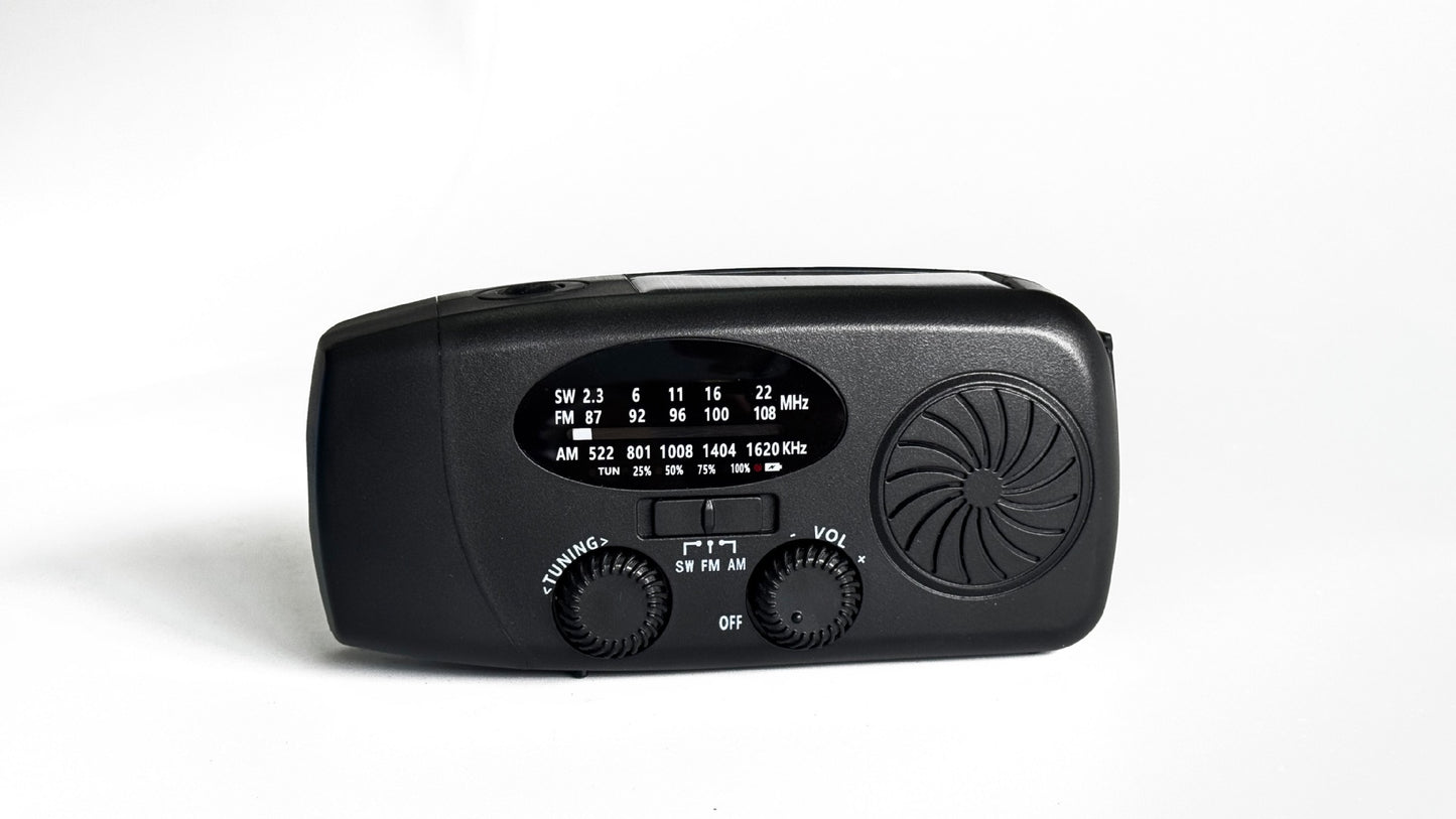 🏕️Portable multifunctional AM radio flashlight