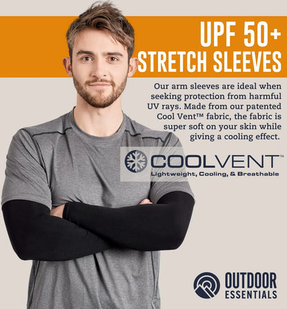 🔥 50% OFF | UPF 50+ Cooling UV Protection Arm Sleeves for Men & Women | Stay Cool Outdoors
