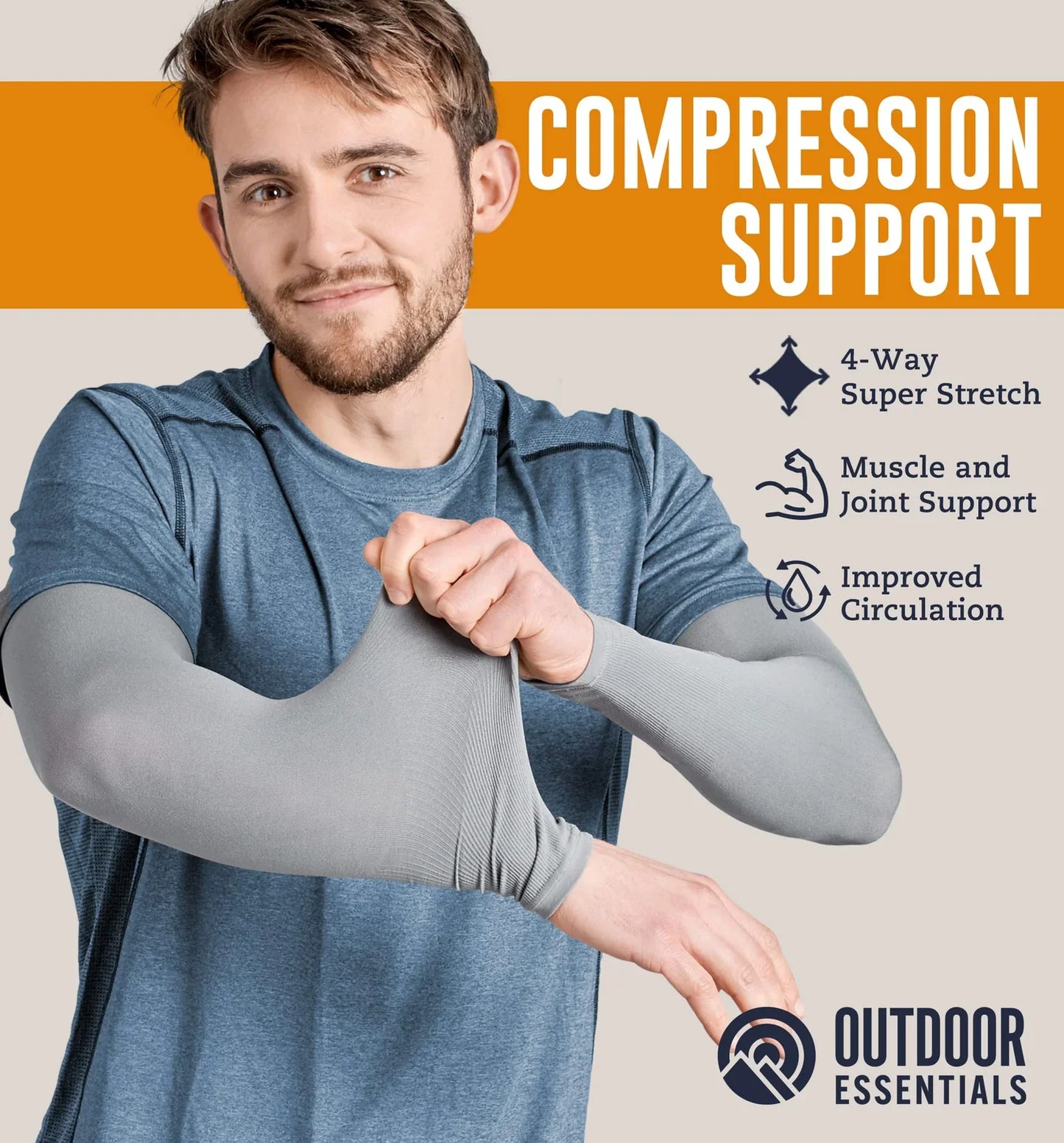 🔥 50% OFF | UPF 50+ Cooling UV Protection Arm Sleeves for Men & Women | Stay Cool Outdoors