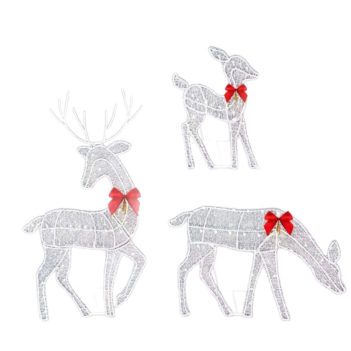 Light-Up Christmas Reindeer Family – Choose One or All Three 🦌✨