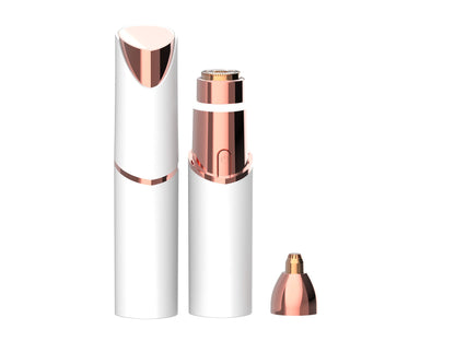 2-in-1 Facial & Eyebrow Hair Trimmer | Painless Peach Fuzz Remover