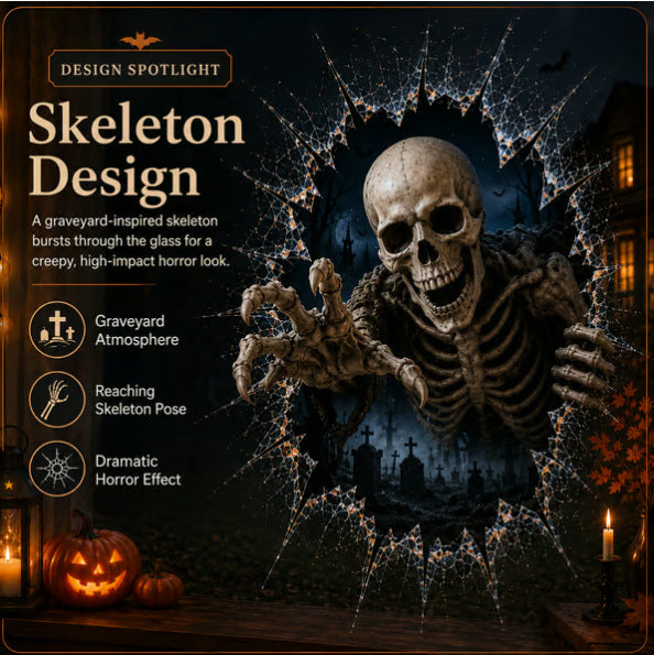 👻Halloween Day 50% Off -🎃 3D Haunted Window Break-In™ Halloween Clings