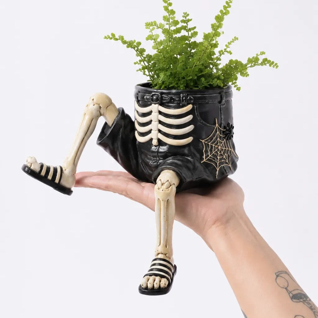 🎃 Halloween Character Planters with Dangling Legs – 7 Spooky Styles
