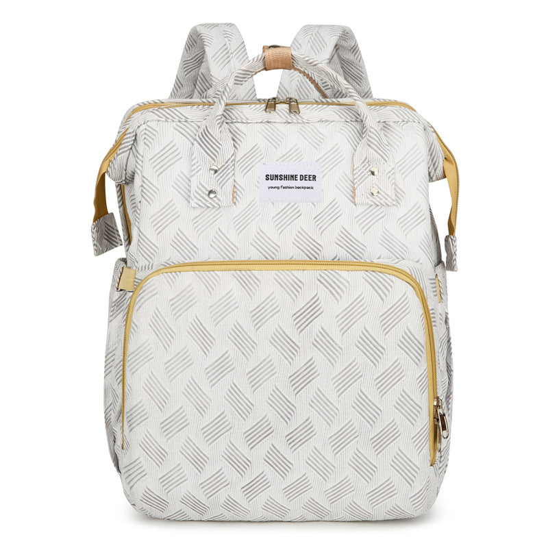 👶  2-in-1 Baby Diaper Bag Backpack – Fold-Out Care Space & Large Storage
