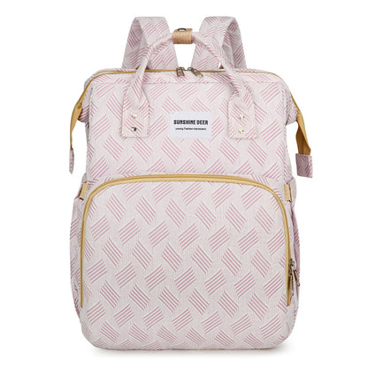 👶  2-in-1 Baby Diaper Bag Backpack – Fold-Out Care Space & Large Storage