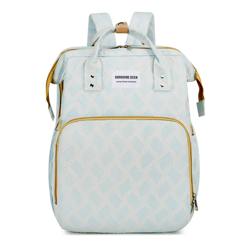 👶  2-in-1 Baby Diaper Bag Backpack – Fold-Out Care Space & Large Storage