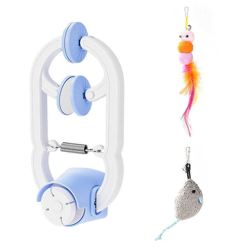 🐱 Automatic Interactive Cat Toy – Clip-On Hands-Free Play