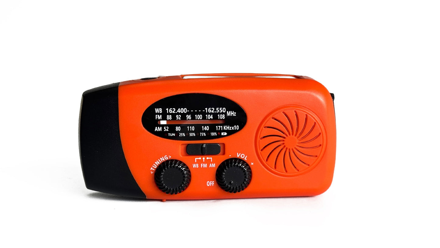 🏕️Portable multifunctional AM radio flashlight