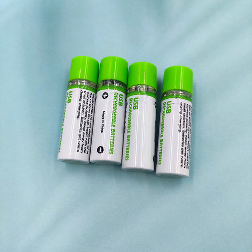 4-Pack USB Rechargeable AA & AAA Batteries – Built-In USB Charging