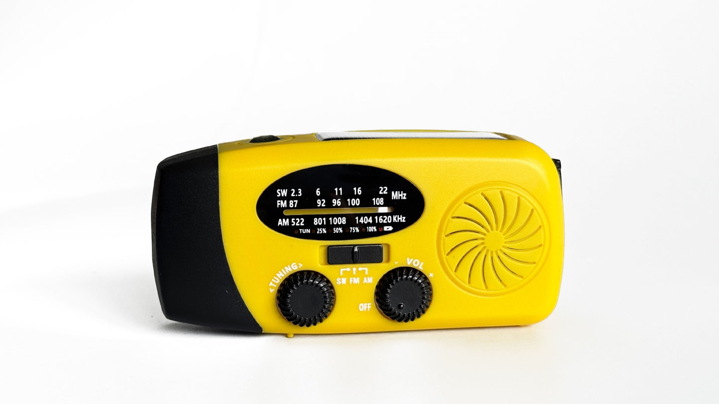 🏕️Portable multifunctional AM radio flashlight