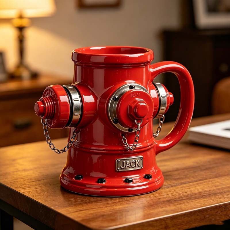 🎉Surprise Him! Unique Fire‑Hydrant‑Shaped Drinking Mug🎁
