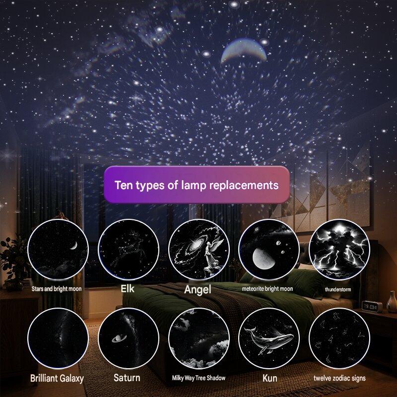 USB Projector Night Light | Multi-Slide Scenes & 3 Lighting Modes